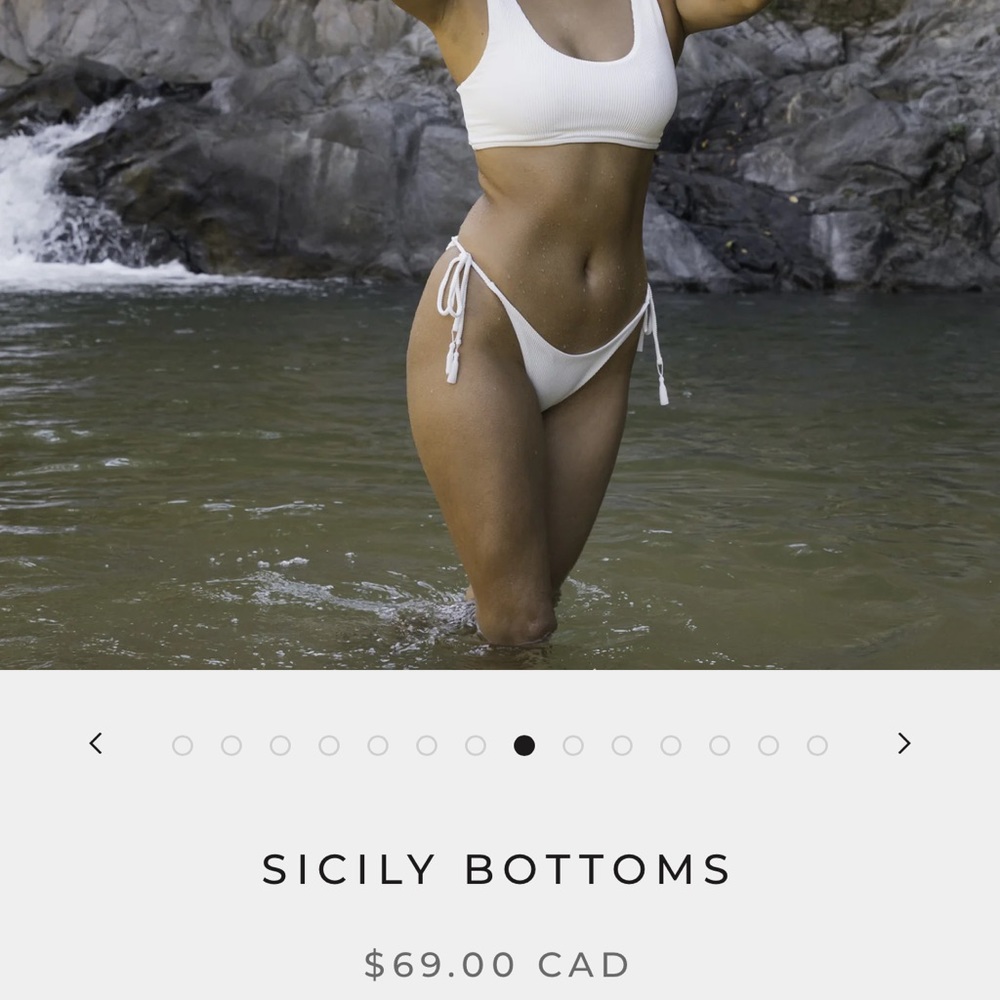 Fenntessa swimwear string bikini bottoms